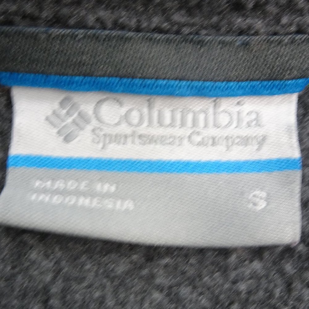 Columbia Blue/Gray Fleece Full Zip Jacket Small - Picture 4 of 6